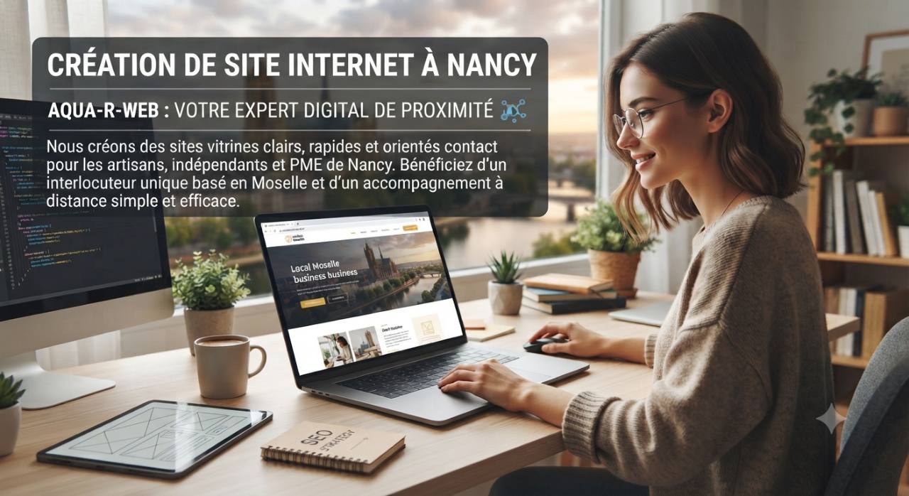 Création de site internet professionnel pour les artisans et PME de Nancy